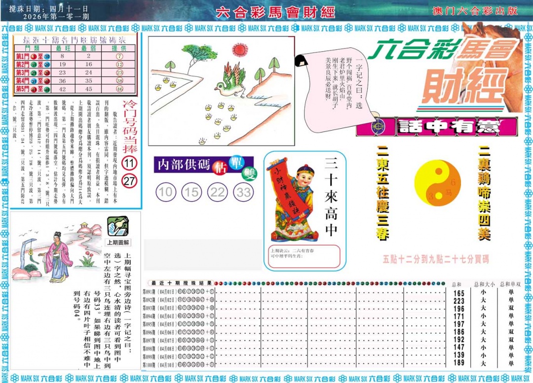 101期马会财经A[图]